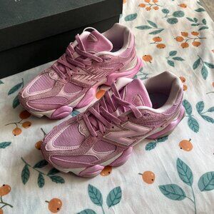 New Balance 9060 Pink Retro Style Athletic Sneakers
